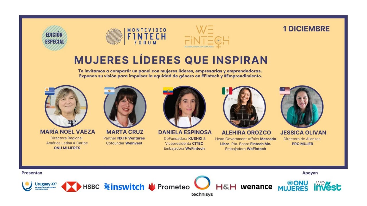 Mujeres líderes que inspiran. MVD Fintech. - YouTube