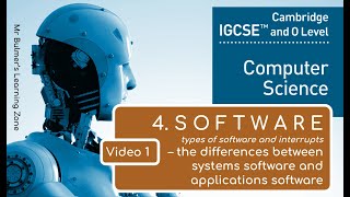 IGCSE Computer Science 2023-25 ​​- SOFTWARE: Video 1 - System and Application software screenshot 4