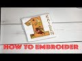 How To Embroider: Applique Number Shirt Tutorial Step by Step