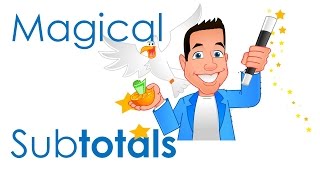 Subtotals in Excel - Tips & Tricks for Calculations