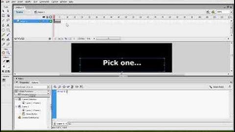 Basic Game Tutorial - Macromedia Flash 8