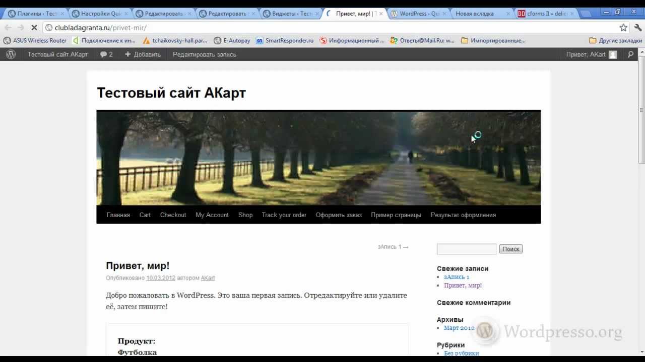 Уроки WordPress. Как создать интернет магазин с помощью Quick Shop на ...