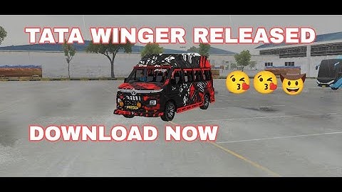 TATA Winger MOD Released for BUSSID | #keralatouristbus #keralaprivatebuses