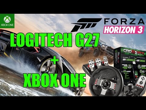 XBOX ONE S + G27 + CRONUSMAX PLUS - FORZA HORIZON 3 - GAMEPLAY - TESTING 