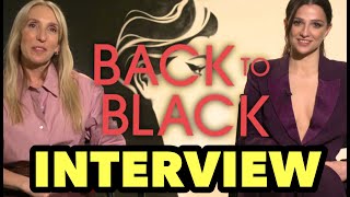 Back to Black Interview Sam Taylor-Johnson & Marisa Abela talk Amy Winehouse Resimi