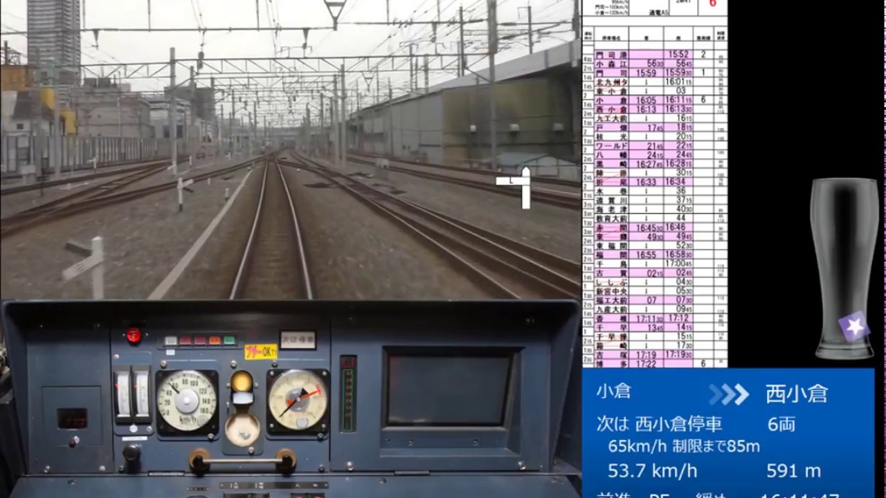 元電車運転士が挑戦】鉄道運転シミュレータ 鹿児島本線・東急池上線