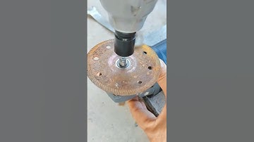 If the angle grinder plate is stuck, don