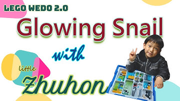 Lego WeDo 2.0 GLOWING SNAIL - Robots and Coding for Kids