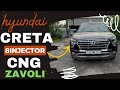 HYUNDAI CRETA 8injector  ZAVOLI S64  bora  CNG KIT INSTALLATION