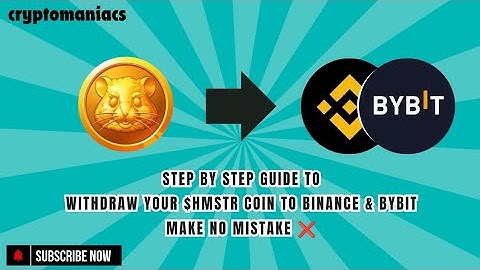 Step by Step guide to withdraw your $HMSTR COIN to BINANCE and BYBIT, watch till end!
