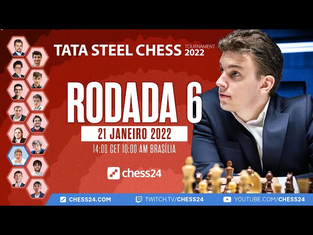 Tata Steel Chess 2022 - Rodada 11 / GM Leitão & GM Milos 