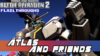 Gundam Battle Operation 2: RX-78AL Atlas Gundam Gameplay With Friends