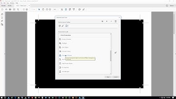 1. Setting up Acrobat DC to check artwork is ready for print - PRE-PRESS