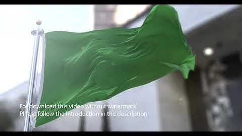 Libya flag with 3d effect blowing in the wind 3D Flag V2 long
