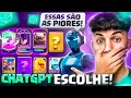 PEDI A INTELIGÊNCIA ARTIFICIAL O PIOR DECK DO CLASH ROYALE! 🤖