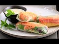 How to make Fresh Vegetable Spring Rolls (Vegan, Plant based recipe)