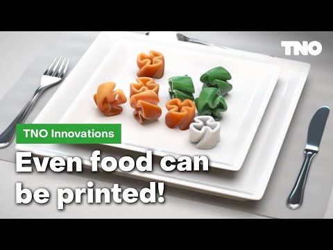 3D Printing: now printing food too