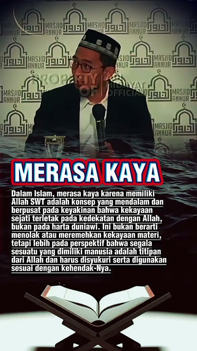 Merasa kaya #religi #ustadzadihidayat #quotes #uah
