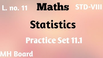 ||Maths|| practice set 11.1|| class 8|| Chapter 11||