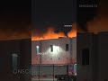 Massive Warehouse Fire Breaks Out In Houston