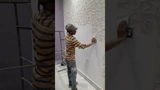 #wall putty texture paint #how to wall putty texture #short
