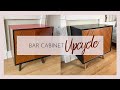 DRINKS BAR CABINET DIY UPCYCLE | Facebook marketplace furniture flip
