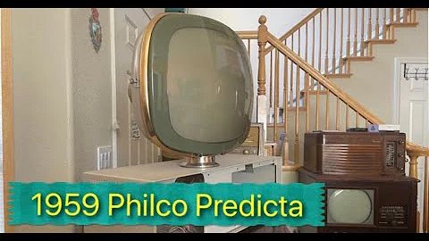 1959 Philco Predicta 17" TV Restoration - Model 10L43/11L43 Part 1
