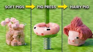 This Is What Happens to Minecraft Pigs in Blender | Physics Compilation screenshot 2