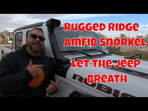 Jeep Gladiator Rugged Ridge AmFib Low/High Snorkel Install