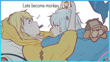 Gura and Ame reject society