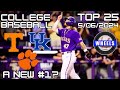 College baseball rankings a new number 1  wheels breakdown of 5624 college baseball rankings