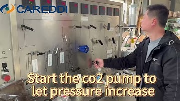 Black tea decaffeination CAREDDI Supercritical co2 extraction machine