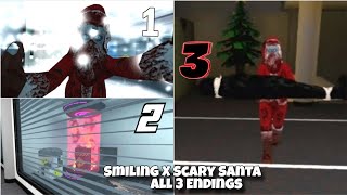 Smiling X Scary Christmas Santa All 3 Endings