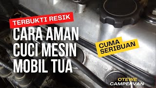 Astaga Hanya Dengan Ini Cuma 1 K Mesin Jadi Bersih  || Campervan Kijang Grand