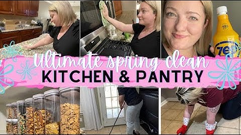 2022 SPRING CLEAN 🌺 KITCHEN AND PANTRY ORGANIZATION