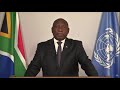 President Cyril Ramaphosa addresses the General Debate of the General Assembly, @UNGA76th session