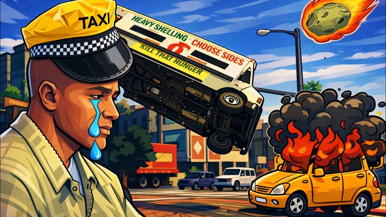 GTA 5 Chaos Mod EP.2 – Desafio do taxista simples ou impossível? - YouTube