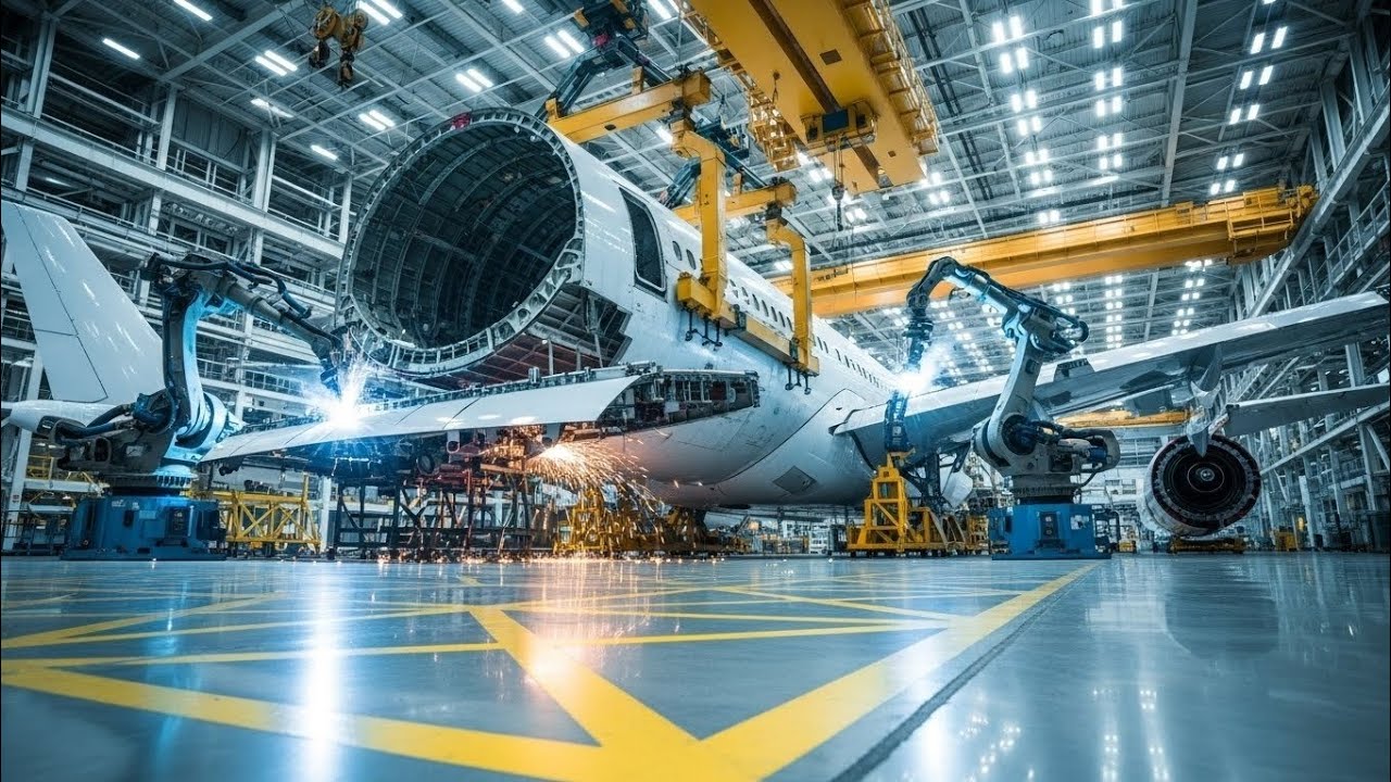 How a Boeing Commercial Aircraft Is Made | Full Factory Manufacturing Process
