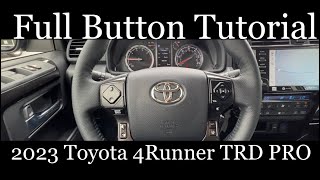 2023 Toyota 4Runner TRD PRO  (FULL Button Tutorial)