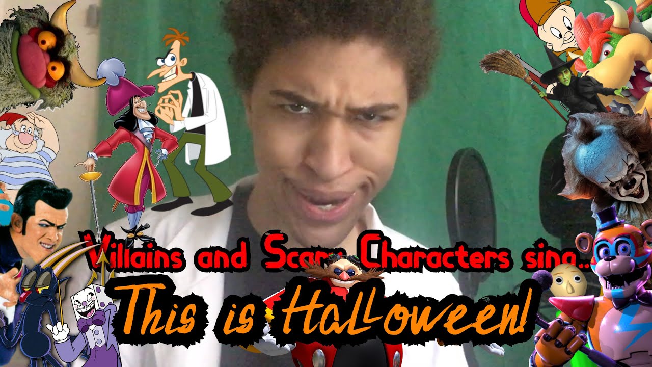 Villains and Scary Characters Sing This Is Halloween YouTube