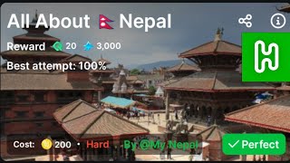 All About 🇳🇵 Nepal - Hich App Quiz Answers screenshot 5