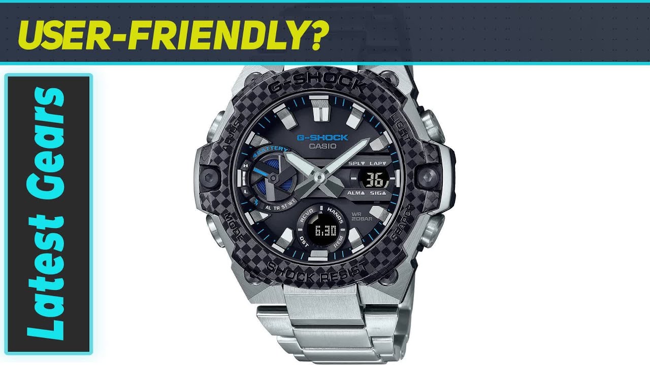 CASIO G-Shock GST-B400XD-1A2JF Solar Watch Bluetooth Compatible