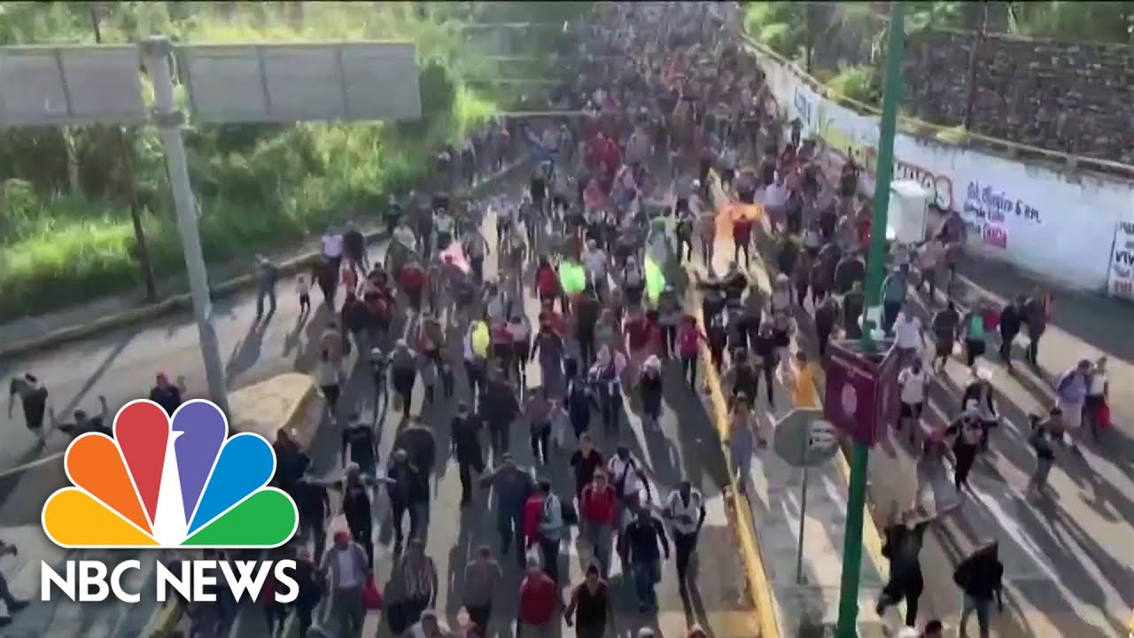 Migrant Caravan: Thousands In Mexico Moving Towards U.S. Border