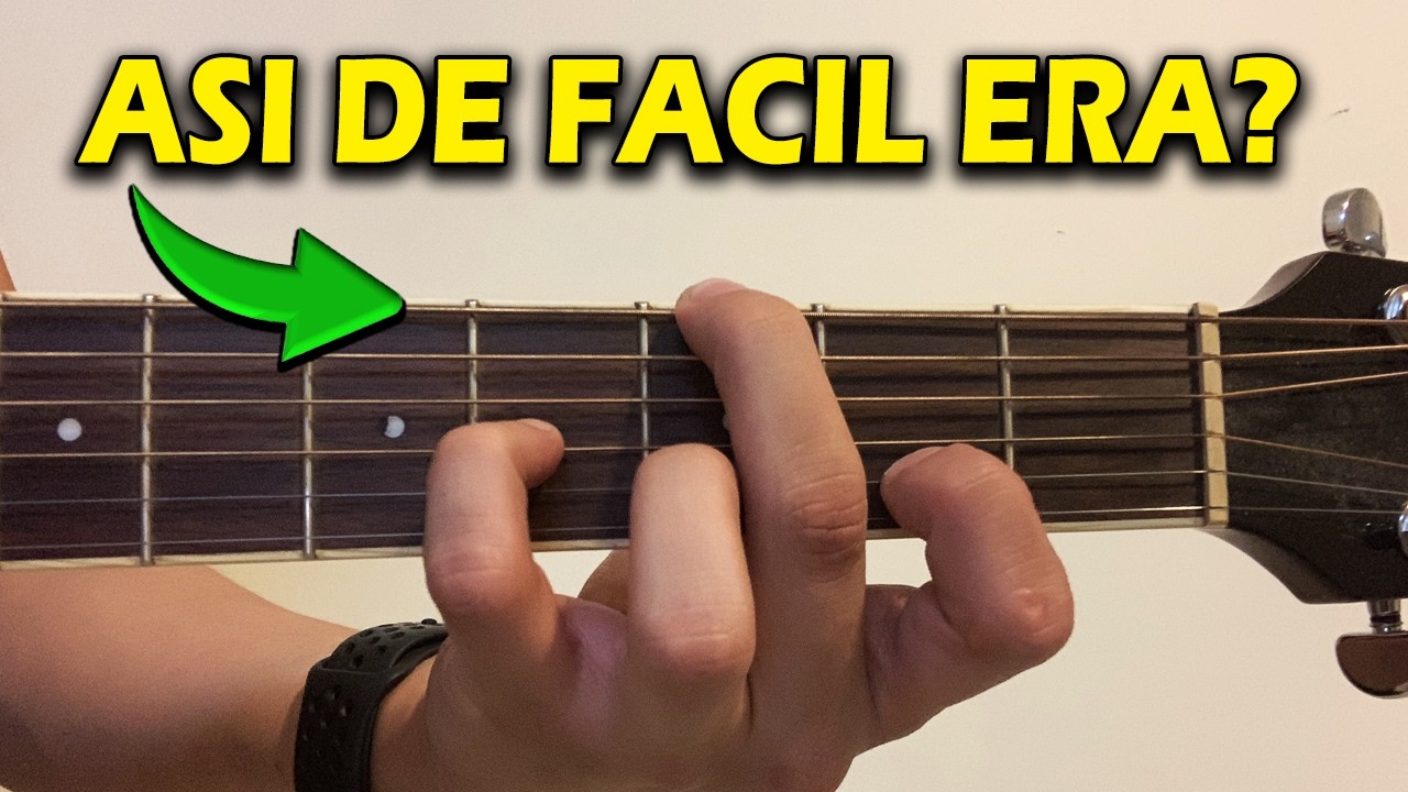 ¿Aprender todos los acordes en guitarra es facil? No me lo enseñaron asi! 💯