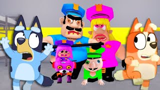 Bluey and Bingo ESCAPE BRUNO'S FAMILY PRISON! screenshot 3