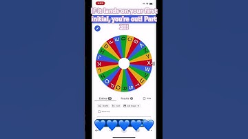 If it lands on your first initial, you’re out! Part 3!!! #wheelofnames #bored #part3 #wheel #foryou