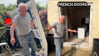 French Door Replacement With KC the Don #tradesman #work #windows #frenchdoors
