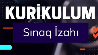 Kurikulum Sınaq İzahı (MİQ və Sertifikasiya)