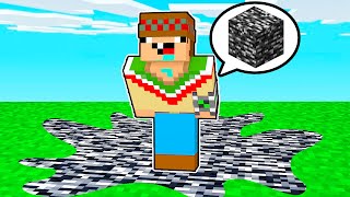 ¡Minecraft PERO TODO es BEDROCK!  MINECRAFT PERO SILVIOGAMER