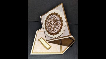 Diamond Easel Fold Card tutorial